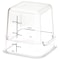 Carlisle Foodservice Squares Polycarbonate Food Storage Container, 4 qt, 7.13 x 7.13 x 7.29, Clear, Plastic 1195107 - alternate 3
